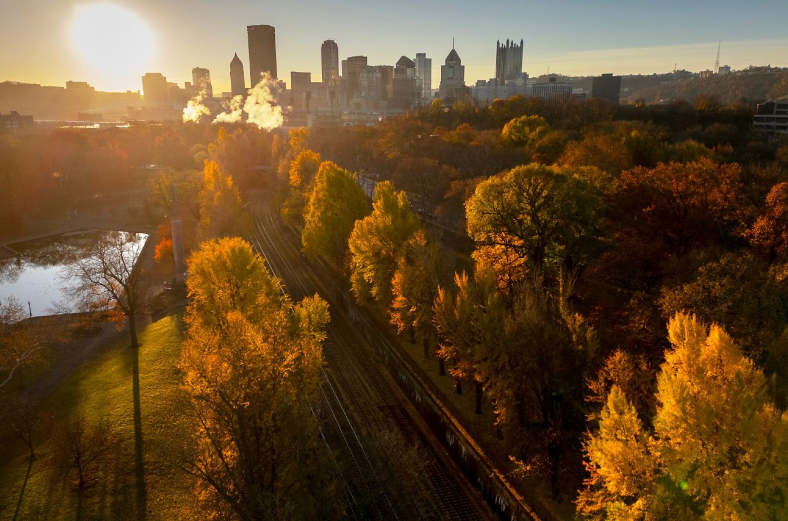 Urban Autumn Sunrise